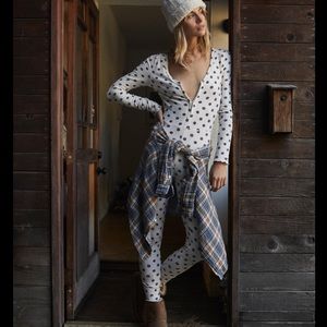 Free People Home Alone Long Johns